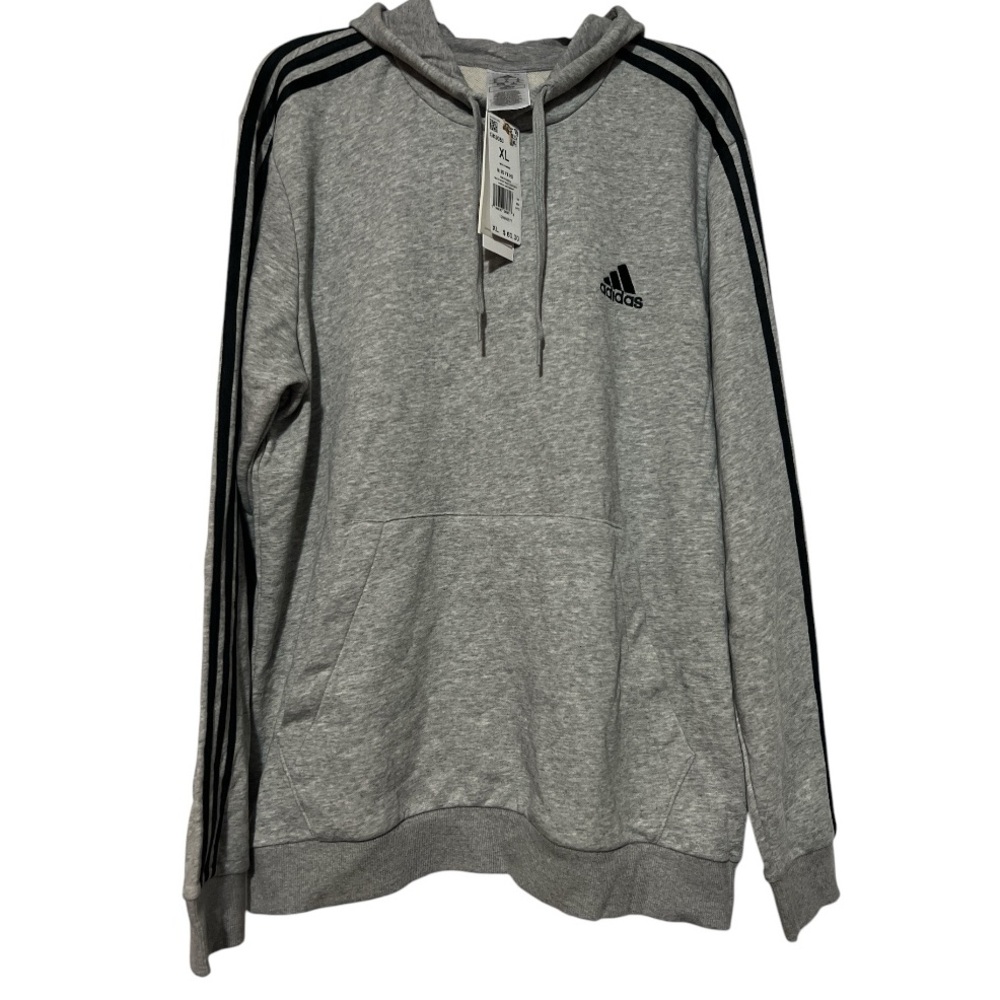 Adidas Men Sweatshirt size XL Gray with black stripes